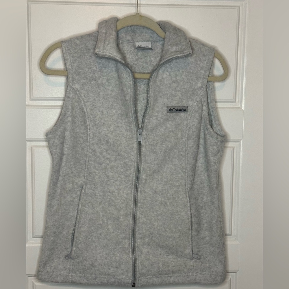 Gray Columbia Fleece Vest